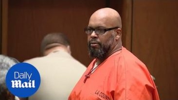 Suge Knight gives a ‘death stare’ after 28 year prison sentence