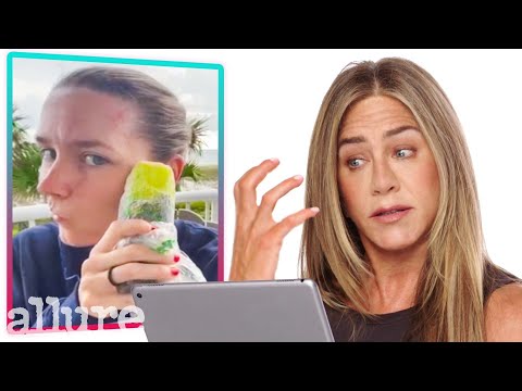 Jennifer Aniston Reacts to TikTok Trends | Allure