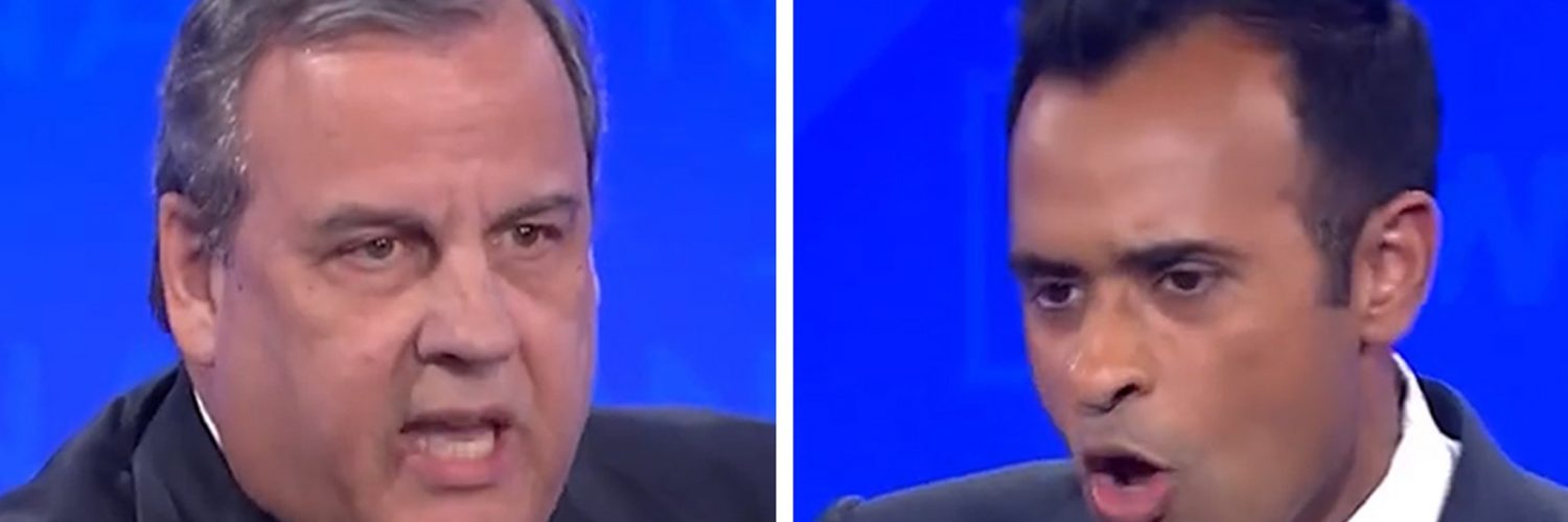 Vivek Ramaswamy Sinks to Fat-Shaming Chris Christie in GOP Debate