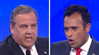 Vivek Ramaswamy Sinks to Fat-Shaming Chris Christie in GOP Debate