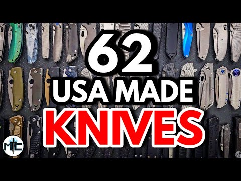 My USA Made Pocket Knife Collection – 62 Knives