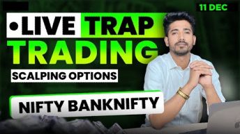 11 December Live Trading  Live Intraday Trading Today  Bank Nifty option trading live Nifty 50