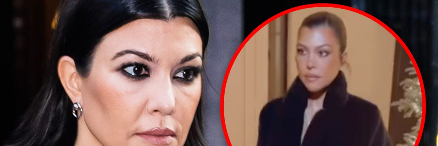 Kourtney Kardashian Shares Postpartum Outfit Look, ‘Not Much In The Closet Fits’