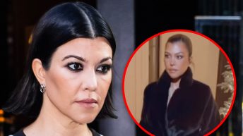 Kourtney Kardashian Shares Postpartum Outfit Look, ‘Not Much In The Closet Fits’