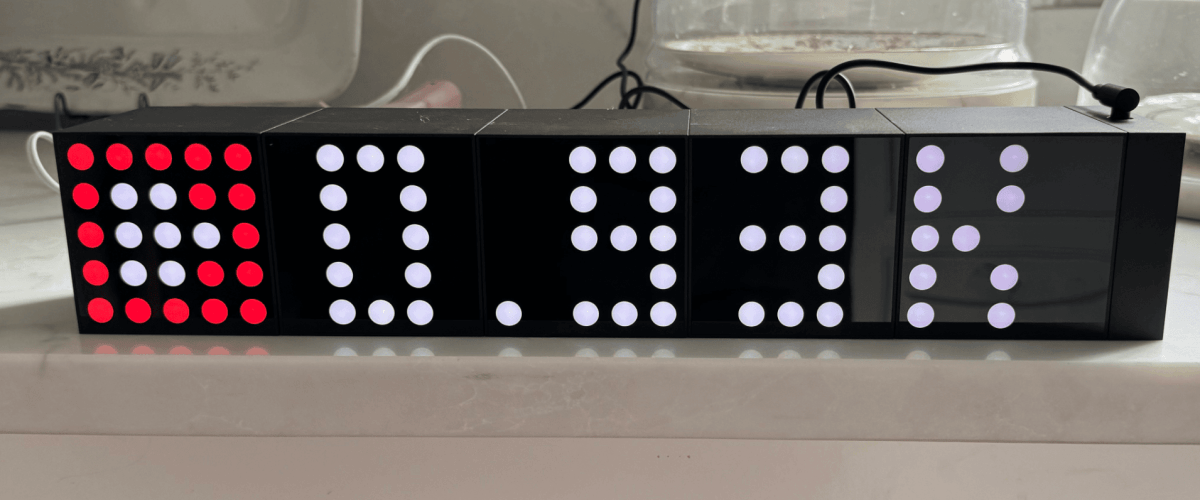 HomeKit Weekly: Yeelight Cube Clock Kit lets you build your own retro display with Matter support