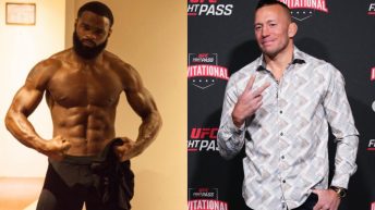 Tyron Woodley alleges that Georges St-Pierre turned down a “dumb bag” to fight him: “Eight figures”