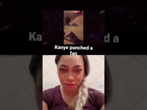 Kanye west punched a fan spazzes out #kanyewest  #tmz #news #trending