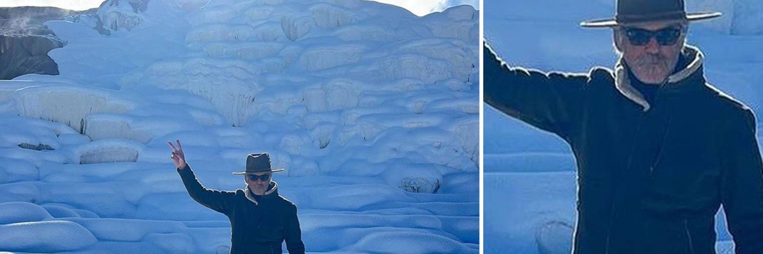 Pierce Brosnan Mammoth Terraces Photo Resurfaces After Yellowstone Citations