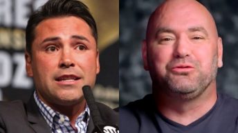 Oscar De La Hoya reacts to Dana White’s fighter pay stance: “All I can say or do is laugh”