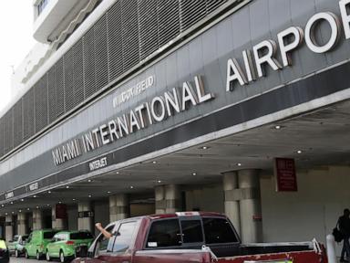 Boeing 747 cargo plane makes emergency landing shortly after takeoff at Miami airport