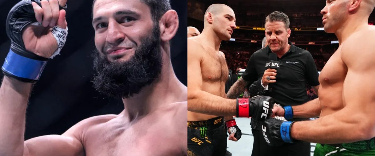 Khamzat Chimaev believes Sean Strickland beat Dricus Du Plessis, calls out the South African for UFC 300