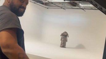 Kanye Brings Paparazzi Into Studio for Impromptu ‘All-Fur’ Bianca Shoot