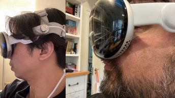 Apple Vision Pro users are experimenting wearing the headset without the light seal