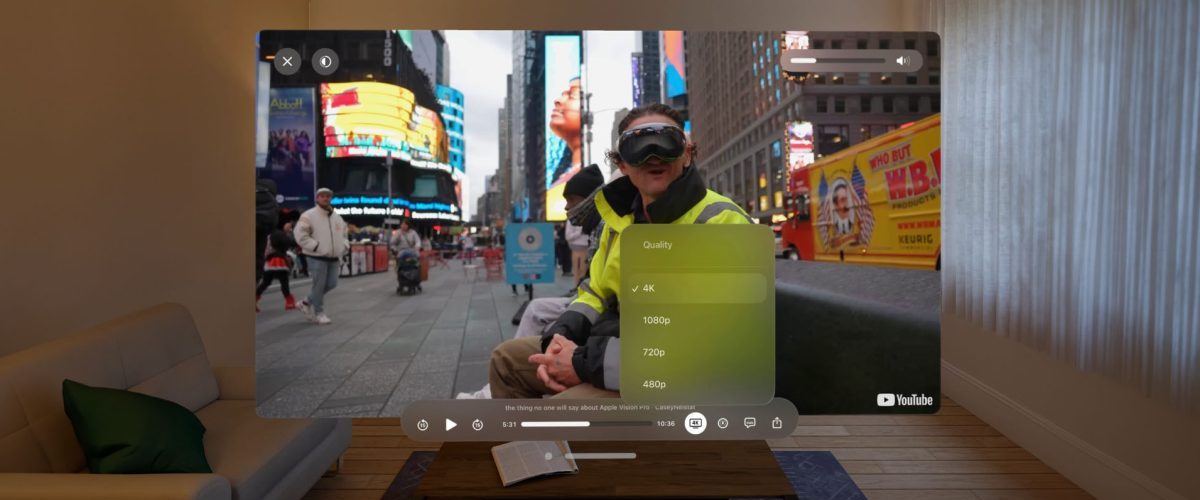 ‘Juno’ YouTube app for Apple Vision Pro just got its first update