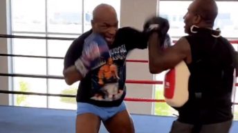 VIDEO | 57-year-old Mike Tyson demolishes the pads in stunning training session