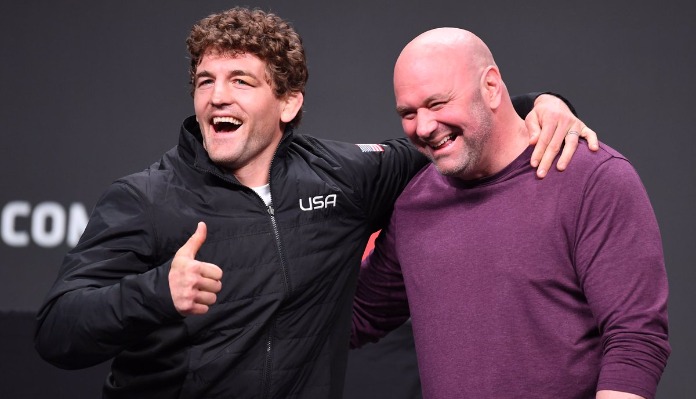 Ben Askren weighs in on Dana White’s UFC 300 main event announcement: “You let us down a little bit”