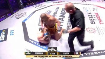 PFL vs Bellator Results: Renan Ferreira TKO’s Ryan Bader (Highlights)