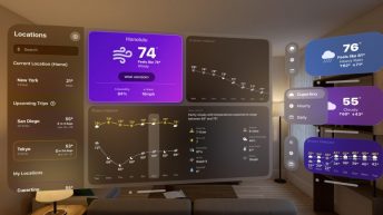 Mercury Weather updated with new features and Apple Vision Pro app