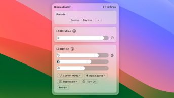 DisplayBuddy for Mac updated with widgets and overhauled presets