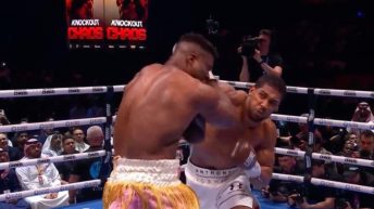 Anthony Joshua KO’s Francis Ngannou in Round 2 (Video)