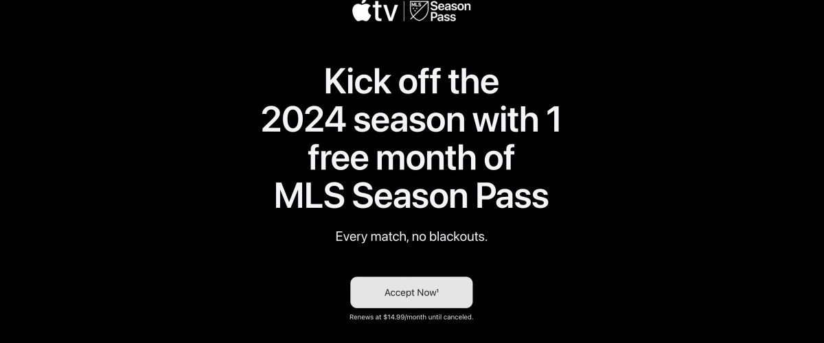 Apple offering some users one free month of MLS Season Pass