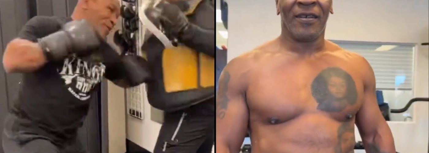 WATCH | Mike Tyson absolutely rips the pads in first training session for Jake Paul fight