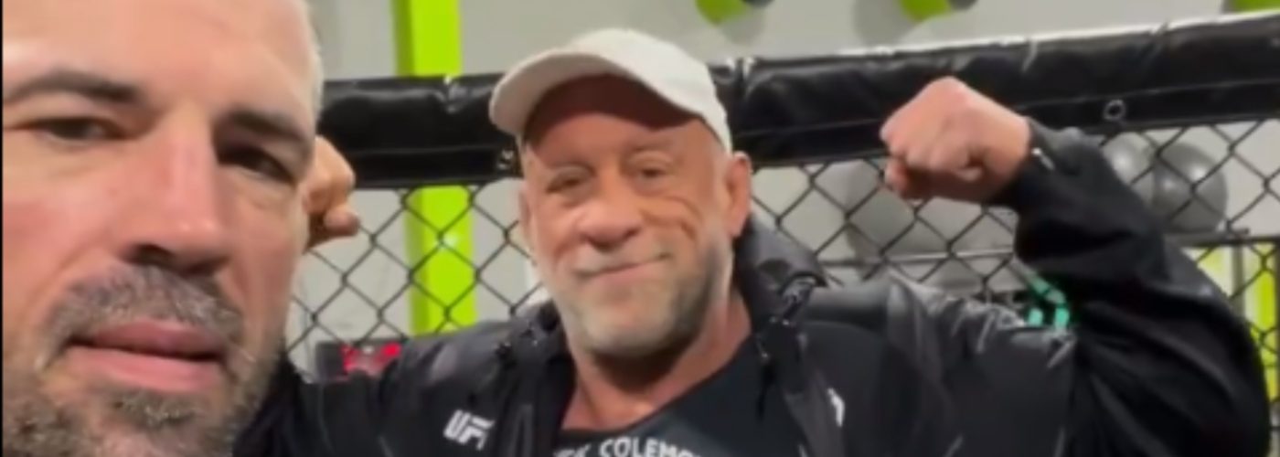 VIDEO | Mark Coleman seen at the gym just days after devastating house fire