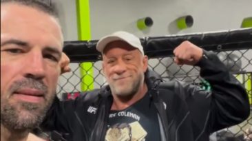 VIDEO | Mark Coleman seen at the gym just days after devastating house fire