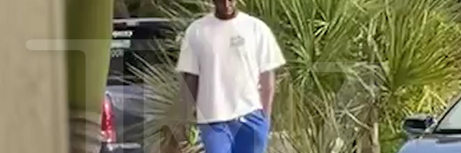 Diddy Seen on Video Pacing Around Miami Airport After Raids at Both Homes