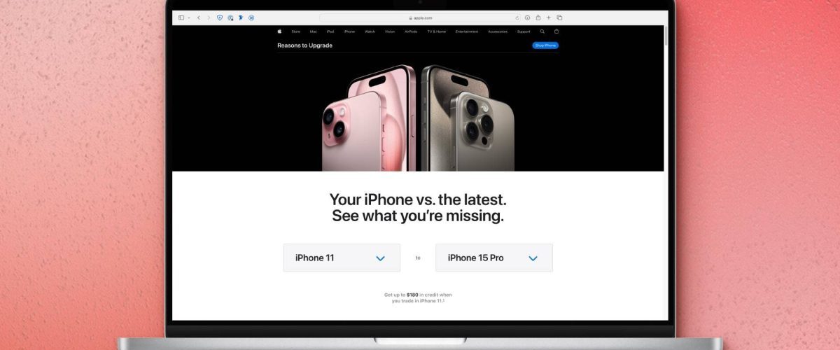 Apple promotes ‘Reasons to Upgrade’ on new iPhone comparison website