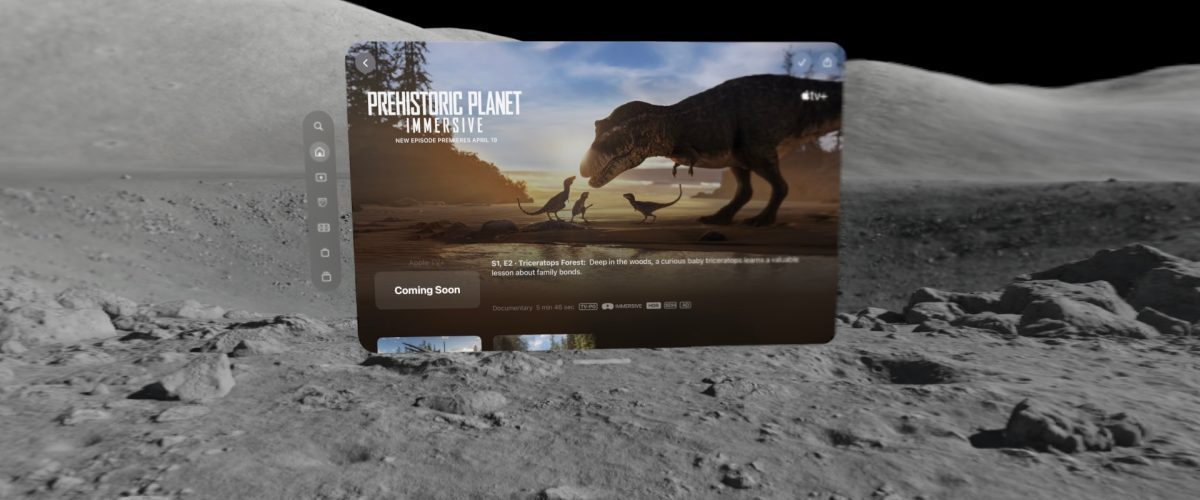 Apple teases new ‘Prehistoric Planet’ Immersive Video coming to Vision Pro this month