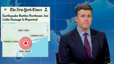 ‘SNL’ Weekend Update Tackles Northeast Earthquake, Trump’s ‘Cocaine’ Comment