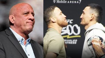 Mark Coleman reacts to being the BMF belt presenter at UFC 300: ‘Just to be here, is a blessing’