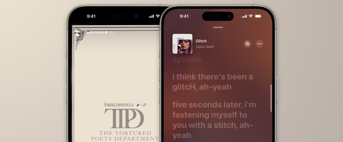 Taylor Swift uses Apple Music lyrics to share riddles about ‘The Tortured Poets Department’