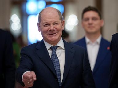 Germany’s Scholz arrives in China on a visit marked by trade tensions and Ukraine conflict