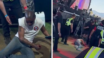 Kid Cudi Breaks Foot After Jumping Off Coachella Stage