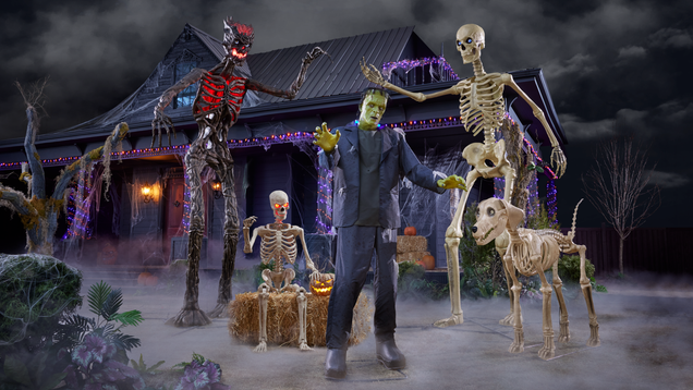 Home Depot’s New Halloween Collection Brings Back All Your Giant-Sized Skeletal Friends