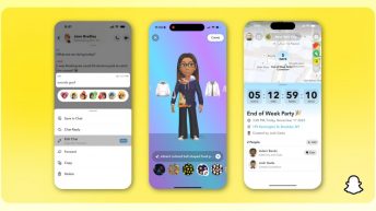 Snapchat adds editable chats, emoji reactions, new AI features