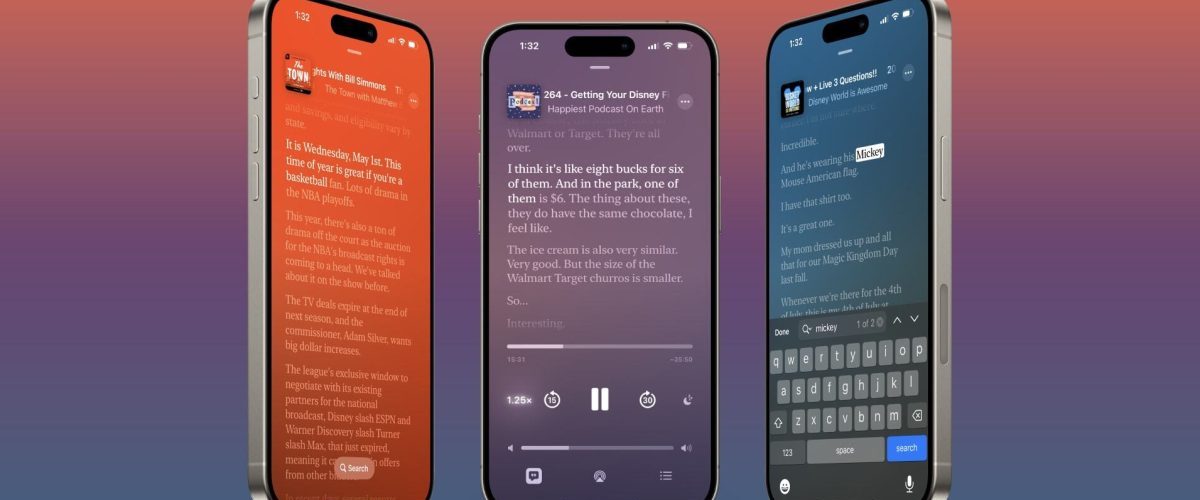 How transcripts in Apple Podcasts became a time-saving killer feature