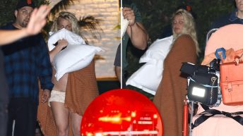 Britney Spears in Huge Fight With Boyfriend, Hotel Guests Fear Mental Breakdown