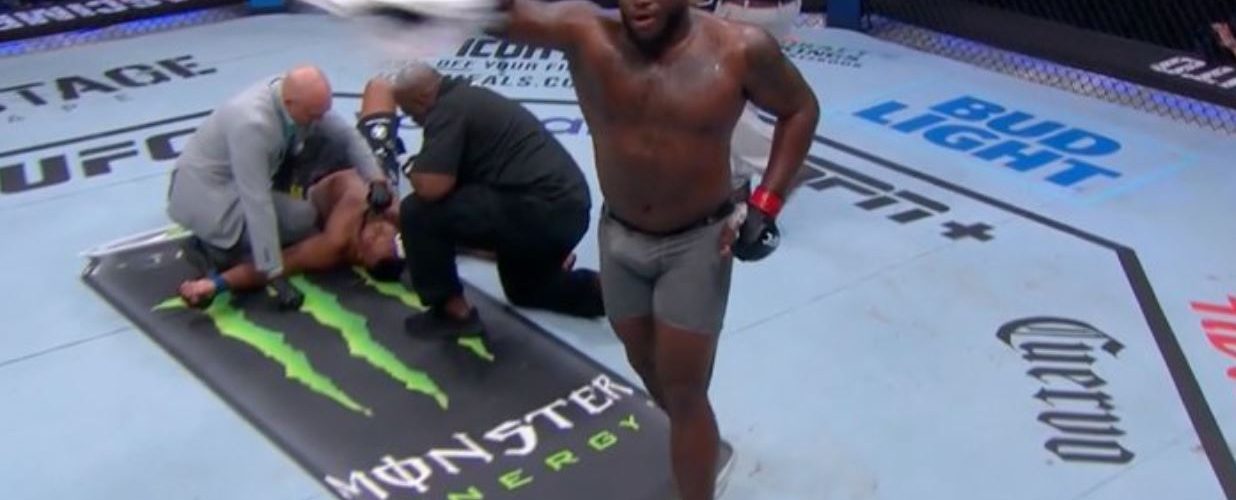 Pros react after Derrick Lewis TKO’s Rodrigo Nascimento at UFC St. Louis