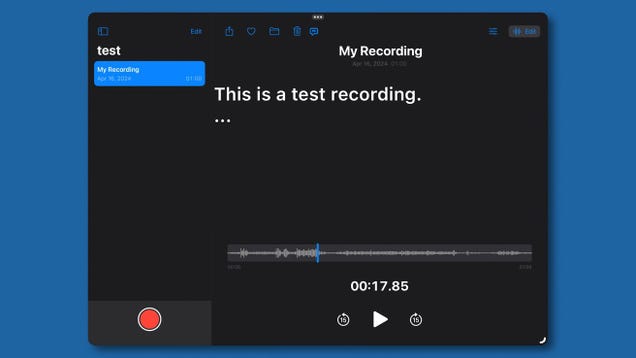 Apple Is Bringing AI Transcription to Voice Memos, and I Can’t Wait