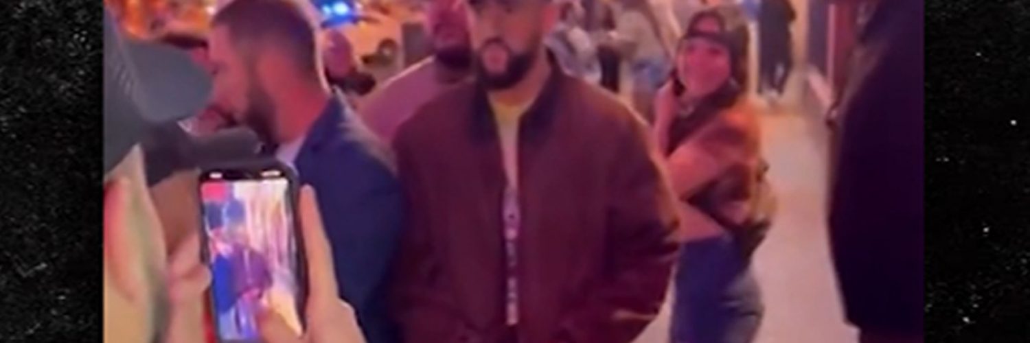 Bad Bunny Looks Miserable As He’s Mobbed By Nashville Fans Taking Pics