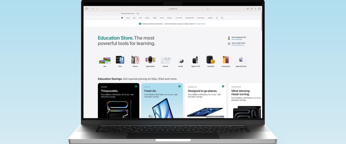 Apple re-launches online Education Store with expansive design refresh