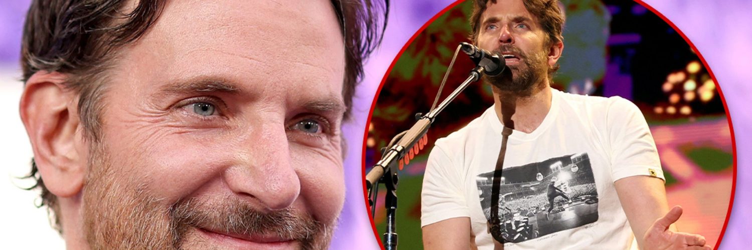 Bradley Cooper Plays with Pearl Jam, Hangs with Gigi Hadid at BottleRock