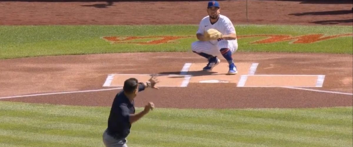 WATCH | Paulo Costa throws out historically bad first pitch at New York Mets game before UFC 302