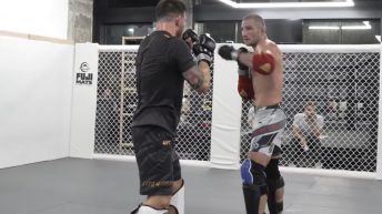 WATCH: Sean Strickland spars with Bellator star Johnny Eblen just hours before UFC 302