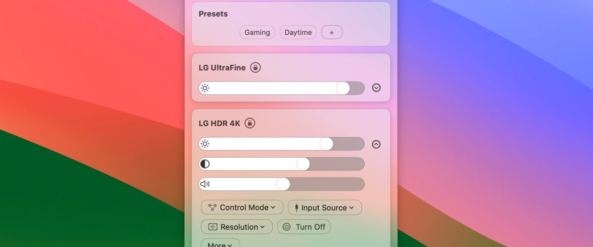 DisplayBuddy for Mac can now control brightness on Samsung smart monitors