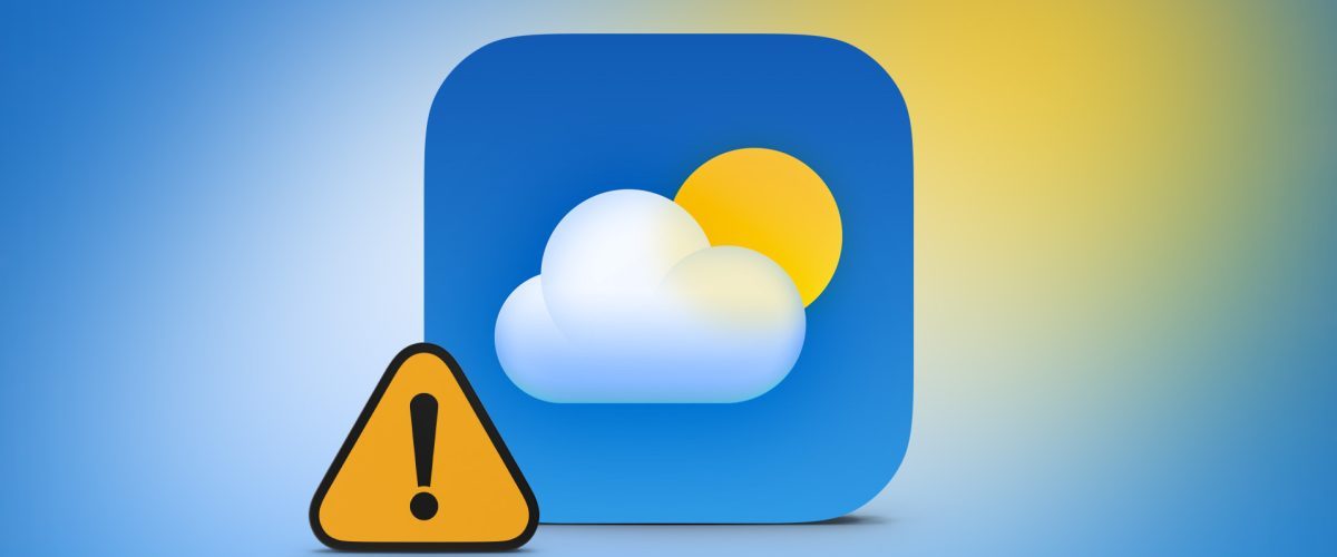 PSA: Apple Weather app currently down for some users [U]