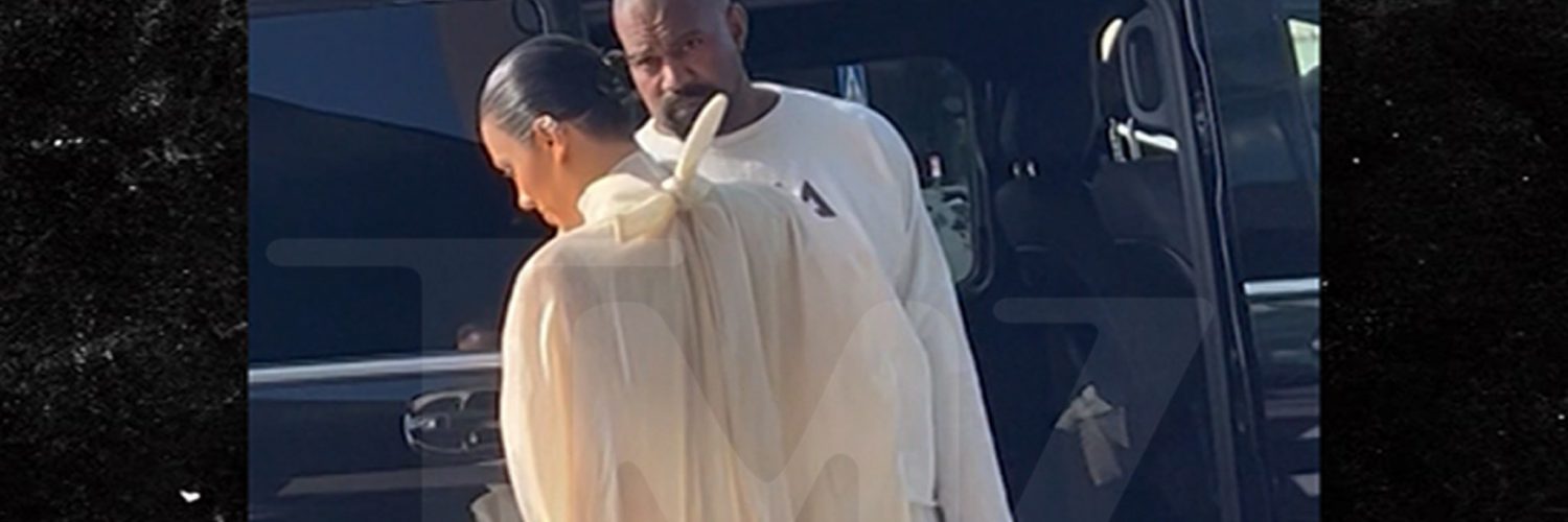 Kanye West and Fully-Clothed Bianca Censori Show Up At Italian Airport